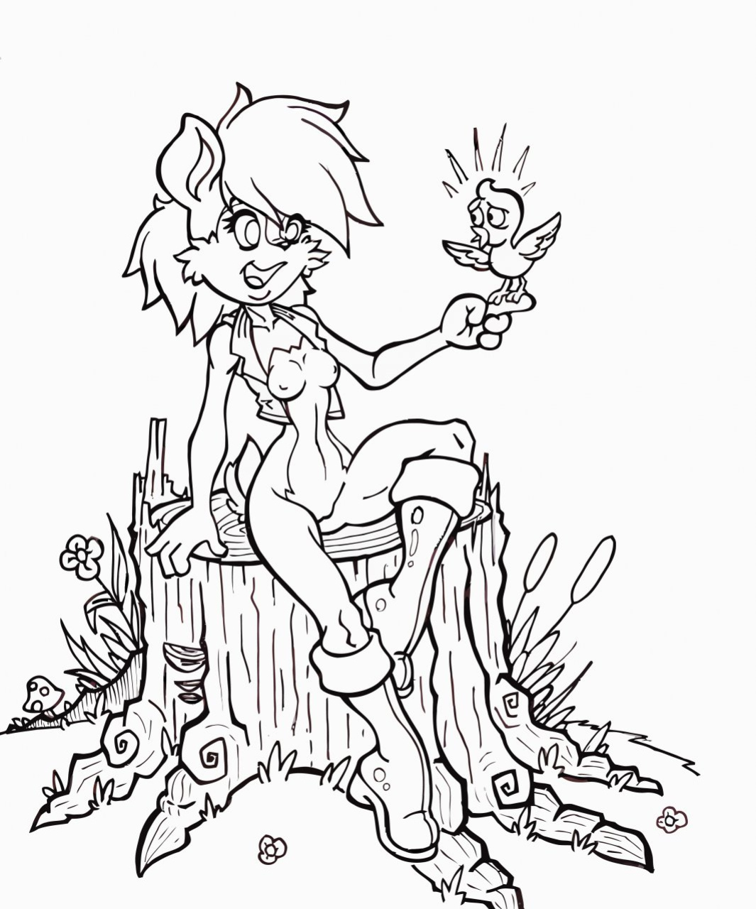 [SallyHot] Jerry The Tentacle Monster (Sonic the Hedgehog) [In Progress]