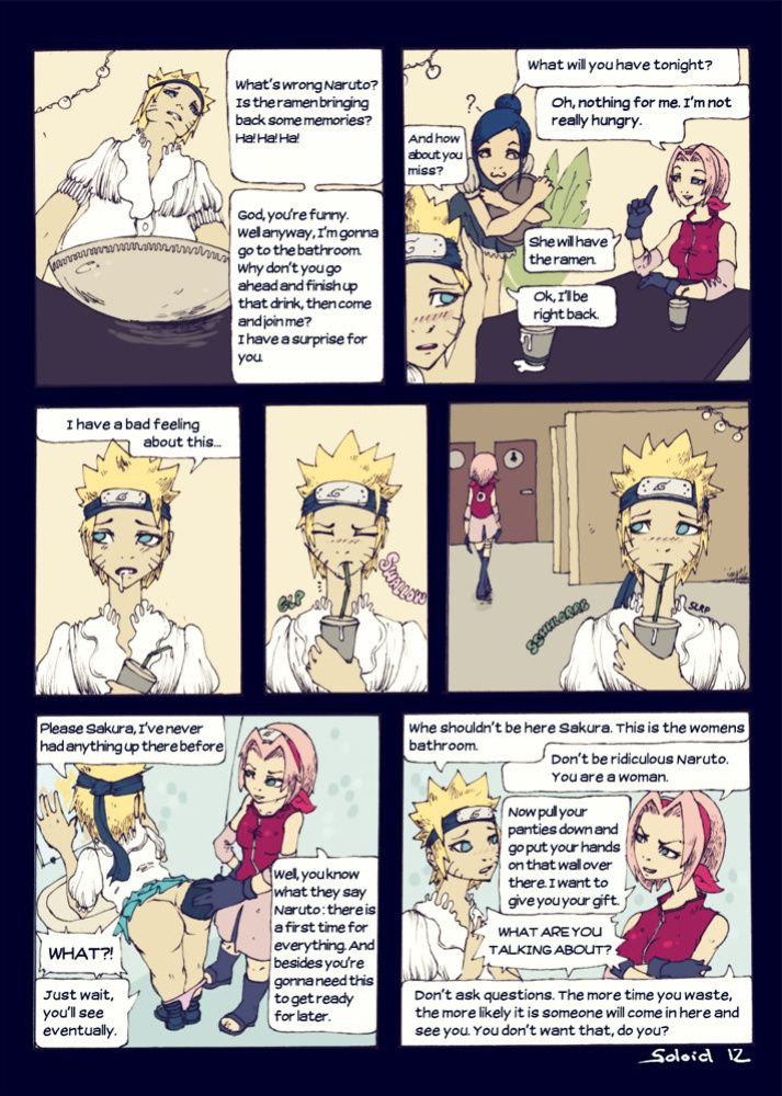 [Soloid] Naruto and Futa!Sakura Comic (Incomplete)