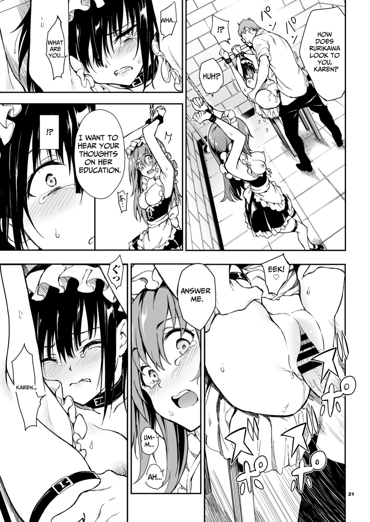 [Kyockchokyock (Kyockcho)] Maid Kyouiku. 6 -Botsuraku Kizoku Rurikawa Tsubaki-