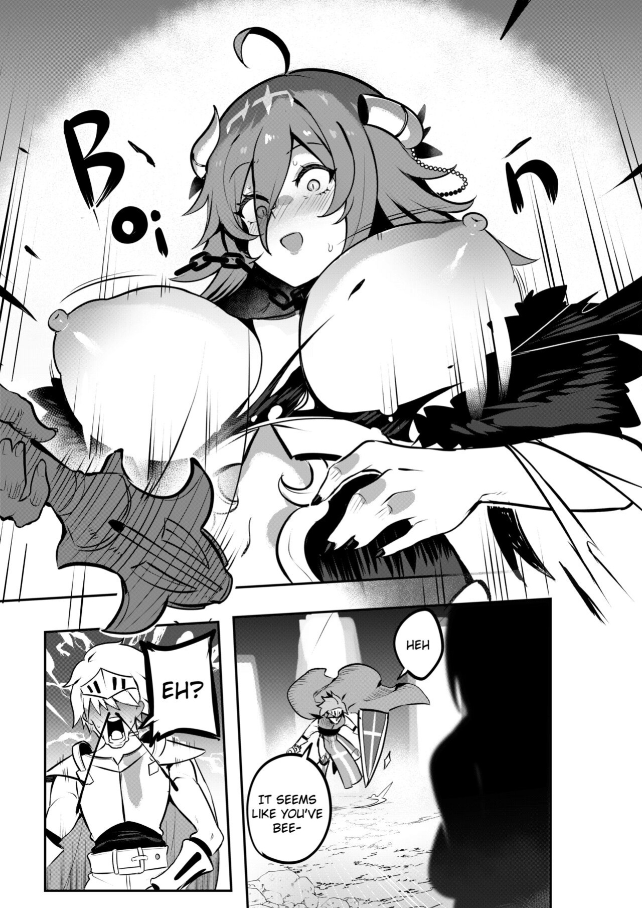 [Onigashima (Onigensou)] The Final Dungeon Boss Can't Be This Easy To Defeat?! (Oumiya Emma) [High Res]