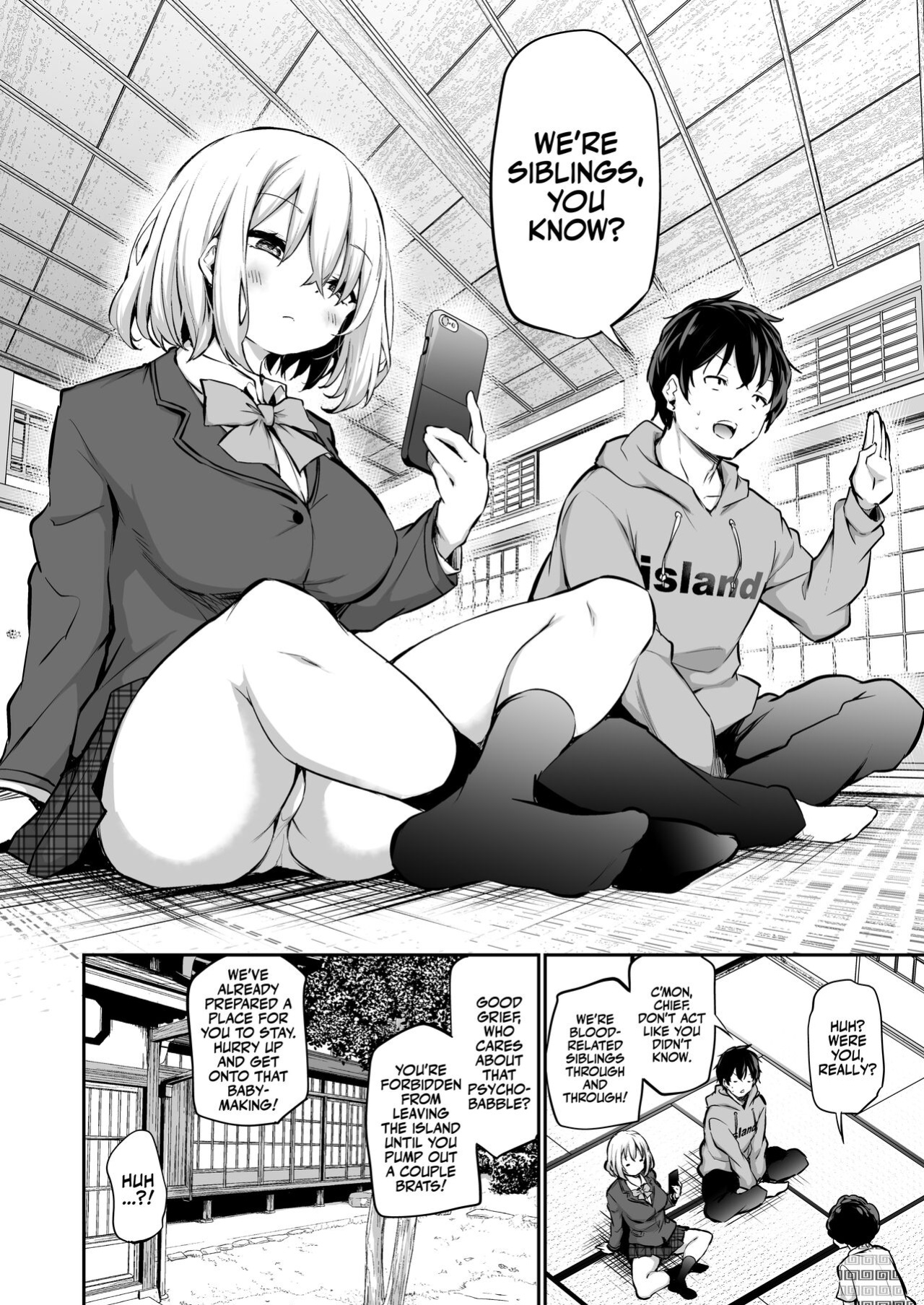 [Airandou] Imouto Haramasenai to Derarenai Shima | You Must Breed Your Little Sister To Leave This Island + Omake [Team Rabu2+AJubbz]