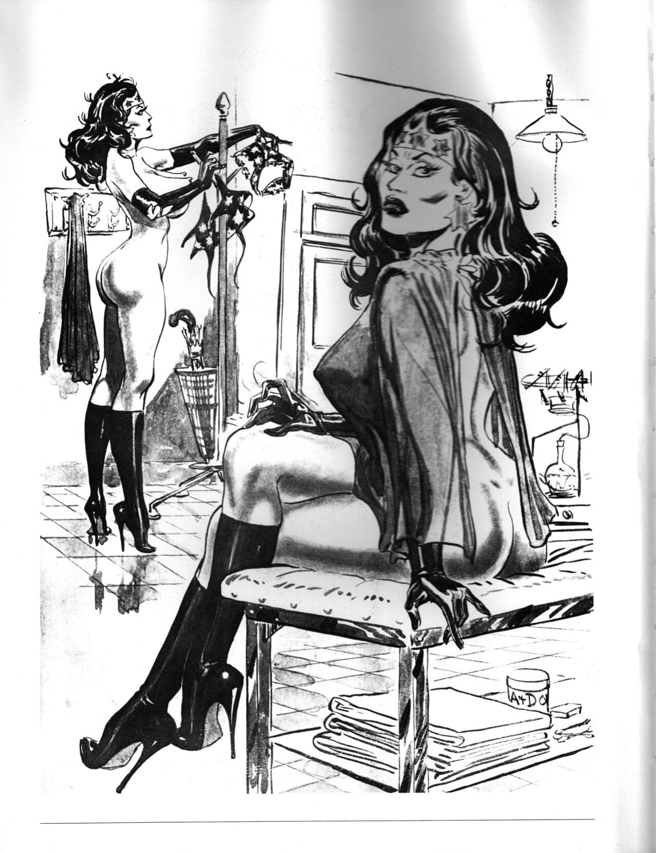 Eric Stanton's Blunder Broad - A Comix Serial - Esthetique Fetish & Bizzarre - Glittering Images