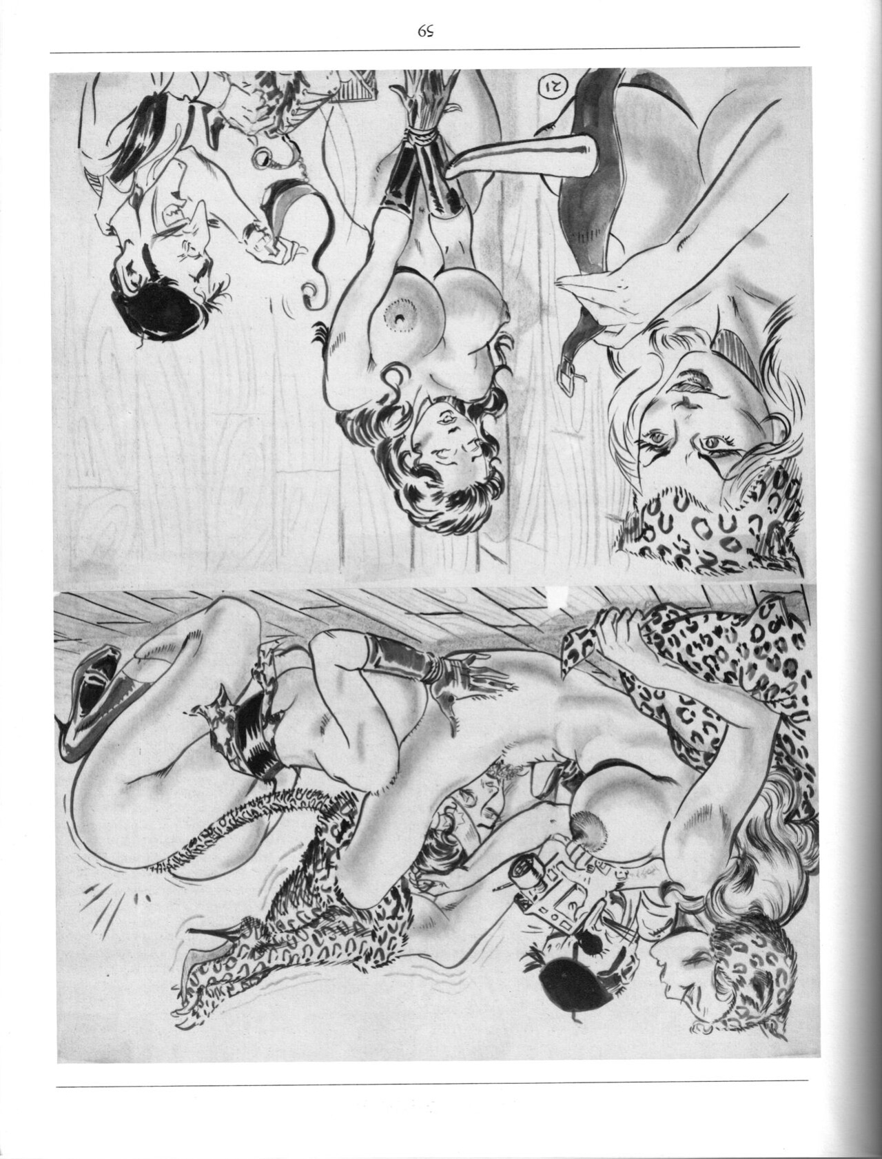 Eric Stanton's Blunder Broad - A Comix Serial - Esthetique Fetish & Bizzarre - Glittering Images