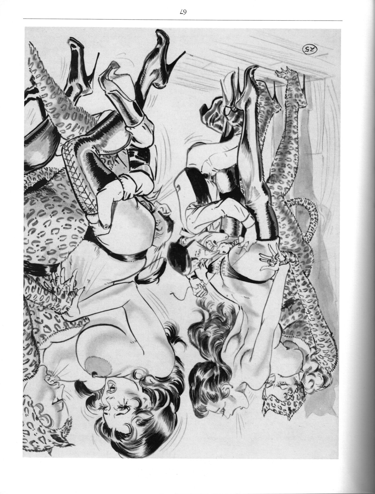 Eric Stanton's Blunder Broad - A Comix Serial - Esthetique Fetish & Bizzarre - Glittering Images