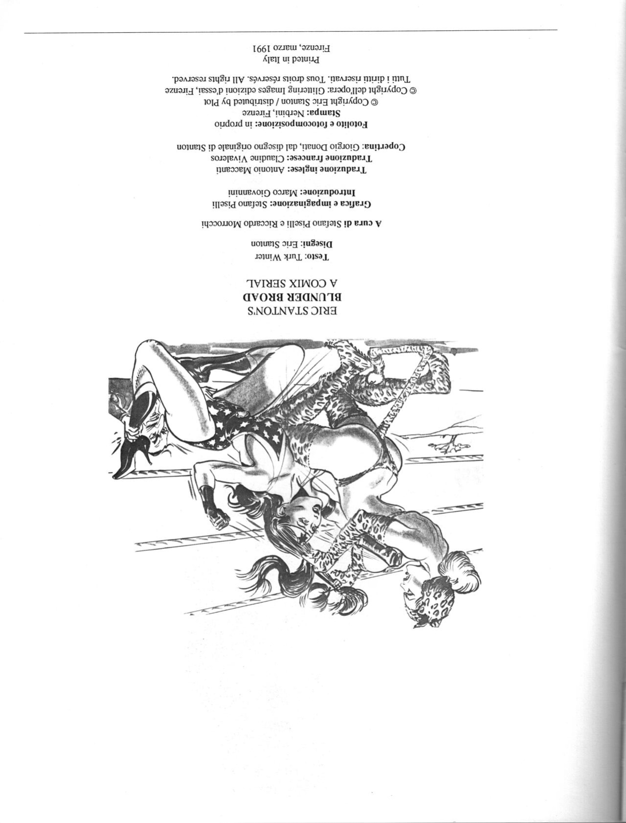 Eric Stanton's Blunder Broad - A Comix Serial - Esthetique Fetish & Bizzarre - Glittering Images