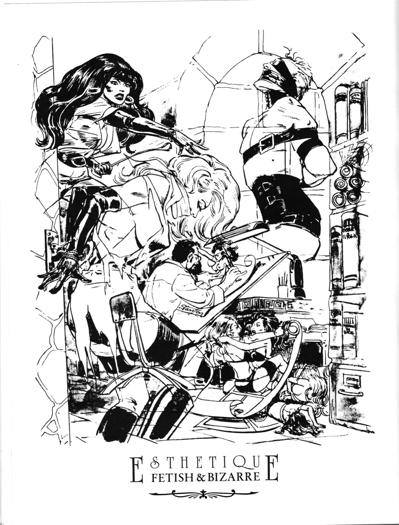 Eric Stanton's Blunder Broad - A Comix Serial - Esthetique Fetish & Bizzarre - Glittering Images