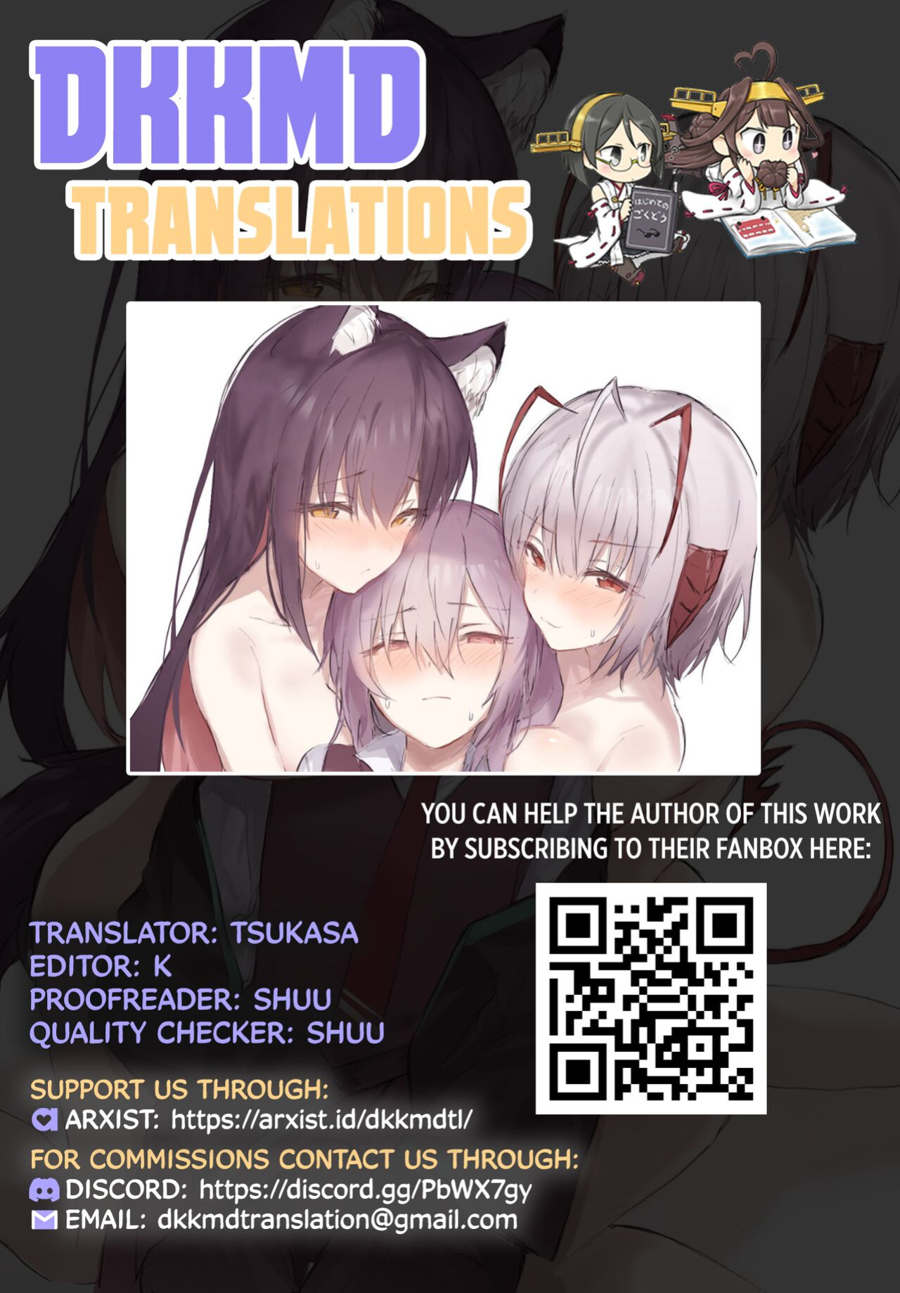 [Otsumami] “Ansel-kun ga Gotsugou Arts de Hatsujou Shita Josei Ope ni Osowarechau Hanashi" (Arknights) [DKKMD Translations]