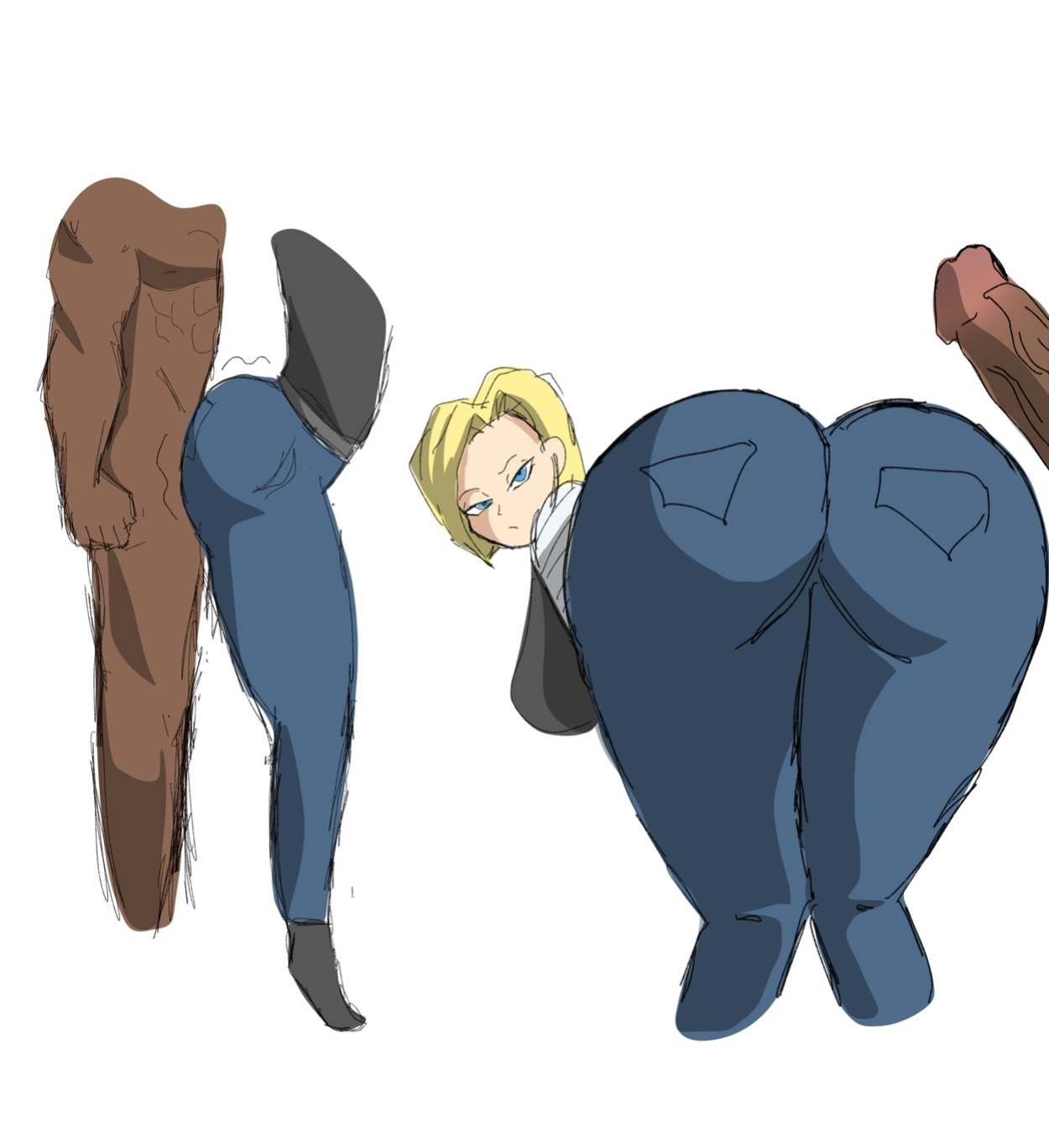 [ZDaddyEcchi] Android 18 Blacked (Dragon Ball Super)