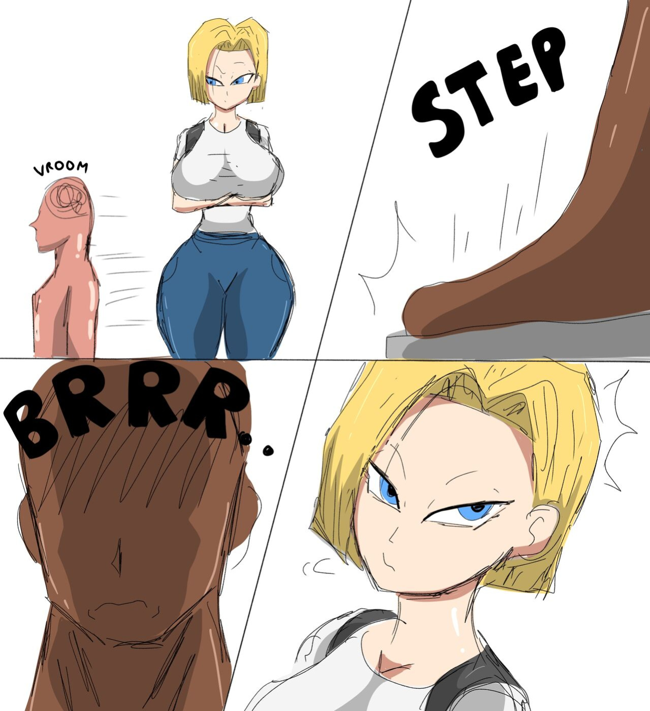 [ZDaddyEcchi] Android 18 Blacked (Dragon Ball Super)