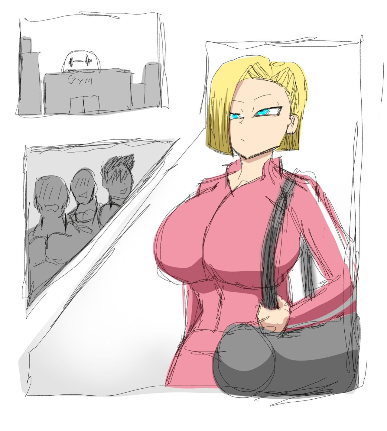 [ZDaddyEcchi] Android 18 Blacked (Dragon Ball Super)