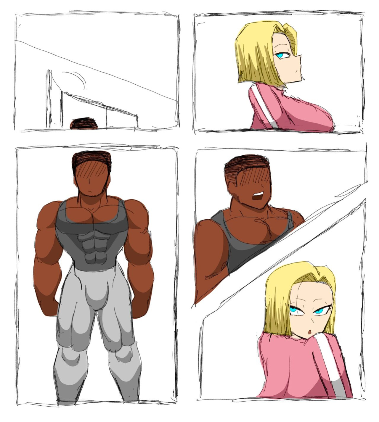 [ZDaddyEcchi] Android 18 Blacked (Dragon Ball Super)