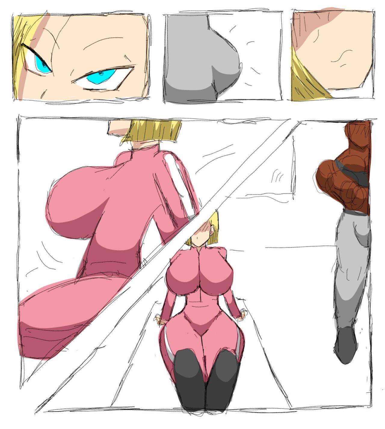 [ZDaddyEcchi] Android 18 Blacked (Dragon Ball Super)