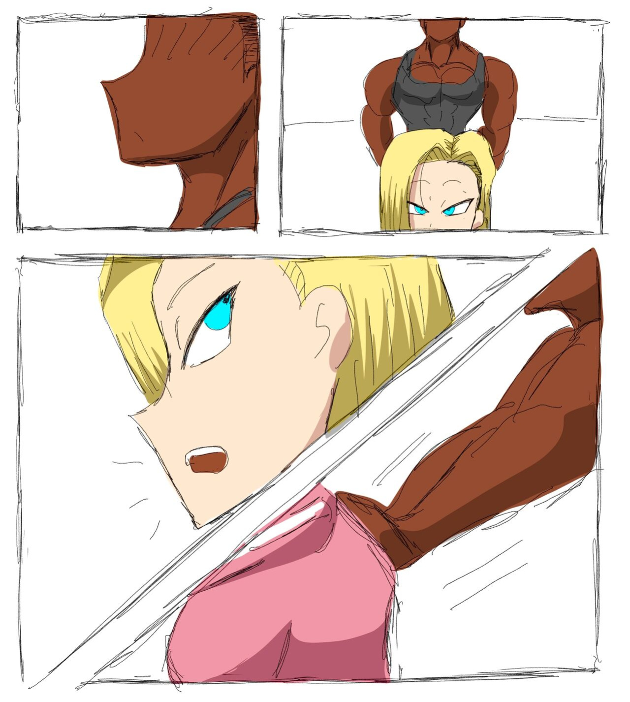 [ZDaddyEcchi] Android 18 Blacked (Dragon Ball Super)