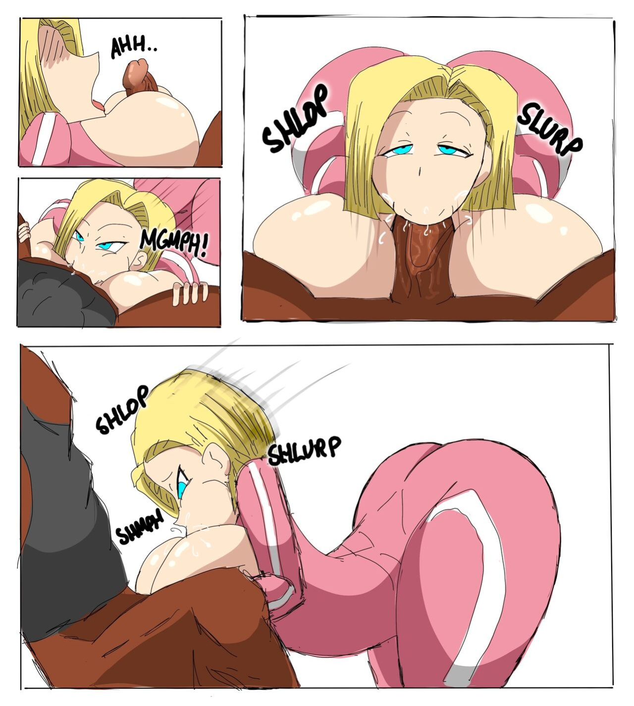 [ZDaddyEcchi] Android 18 Blacked (Dragon Ball Super)