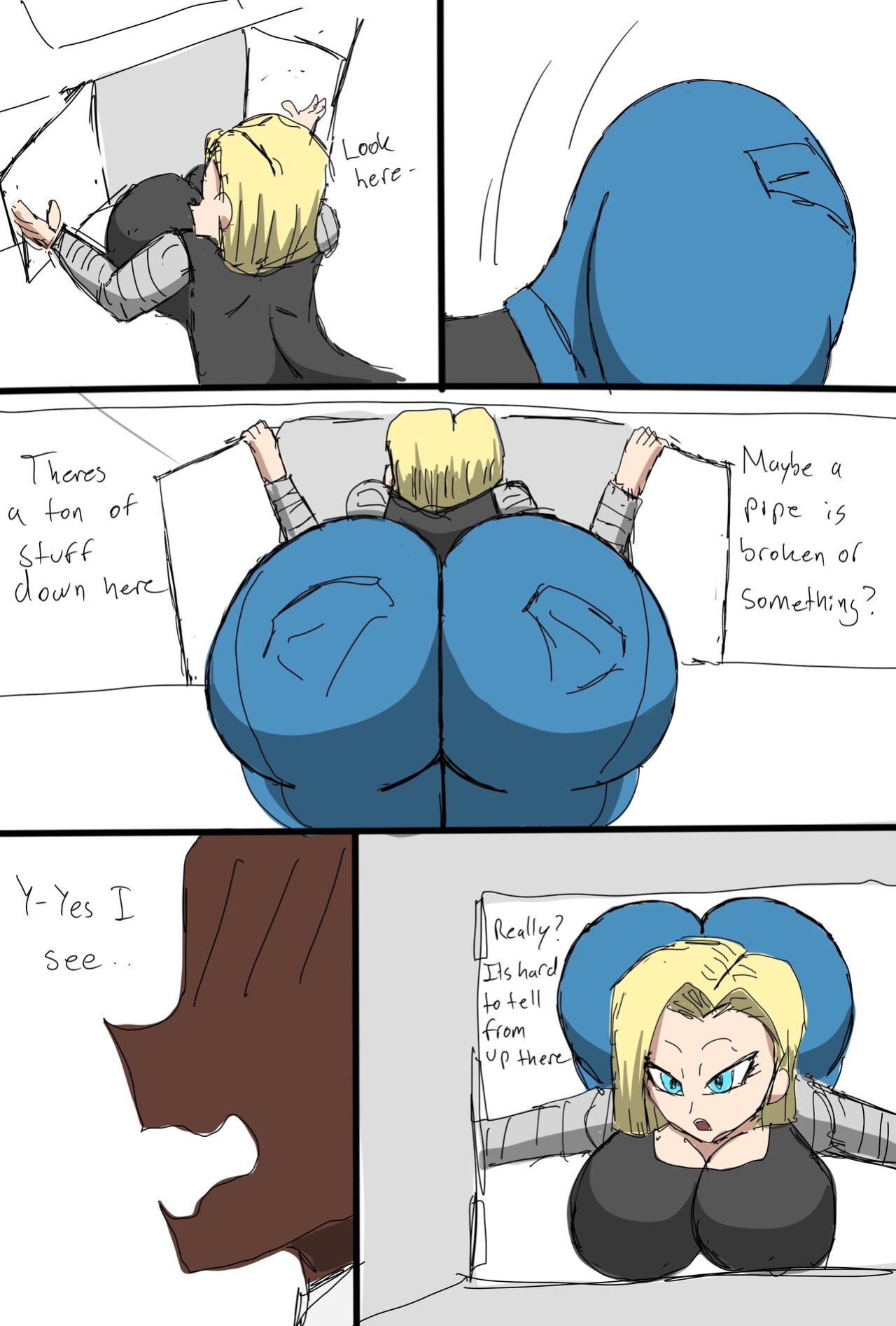 [ZDaddyEcchi] Android 18 Blacked (Dragon Ball Super)