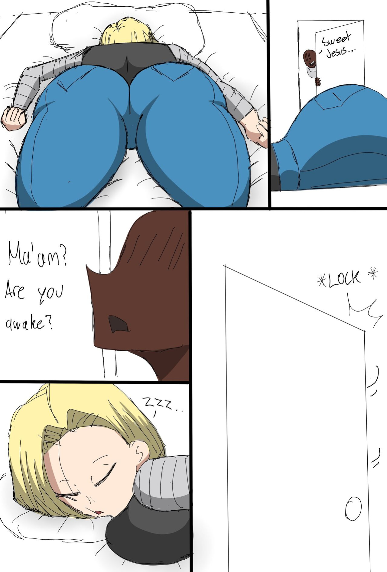 [ZDaddyEcchi] Android 18 Blacked (Dragon Ball Super)