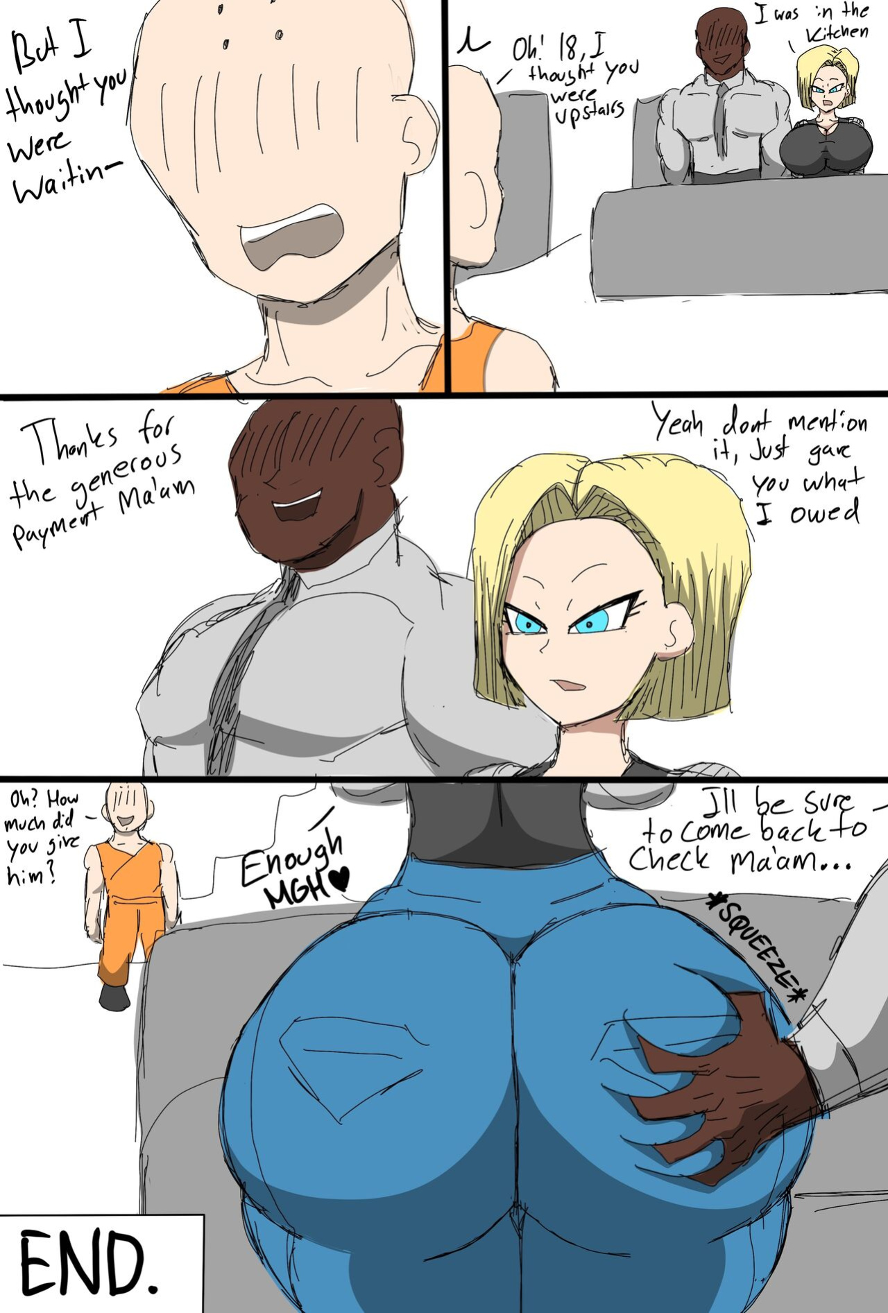 [ZDaddyEcchi] Android 18 Blacked (Dragon Ball Super)