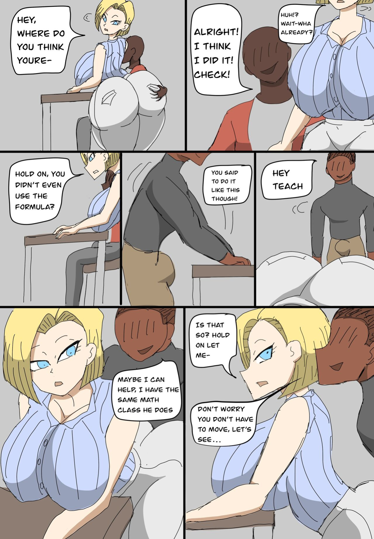 [ZDaddyEcchi] Android 18 Blacked (Dragon Ball Super)