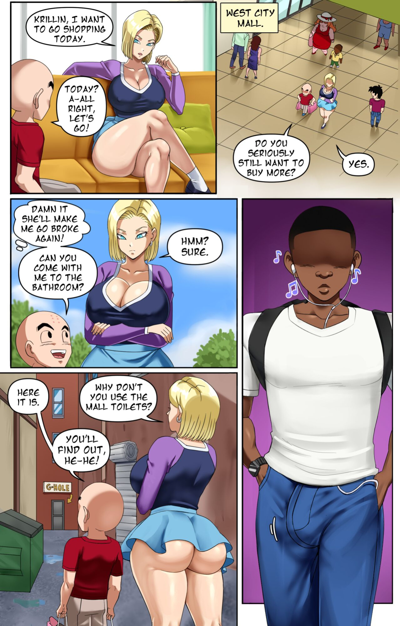 [Pink Pawg] Android 18 NTR 4 + extras