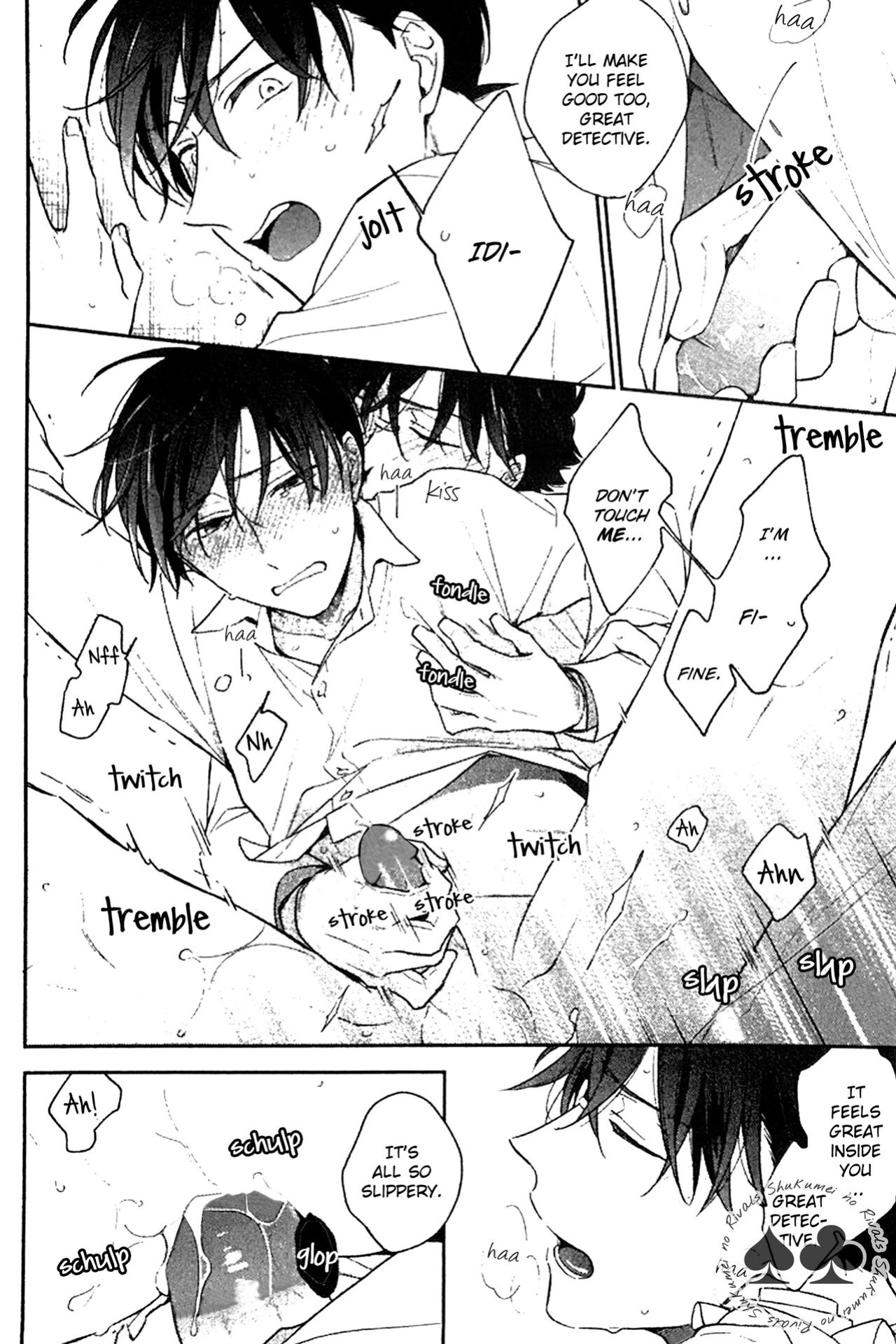 [Pinkch! (Sawori)] Nanya Kanya de Biyaku wo Morareteimasu (Detective Conan) [Shukumei no Rivals]