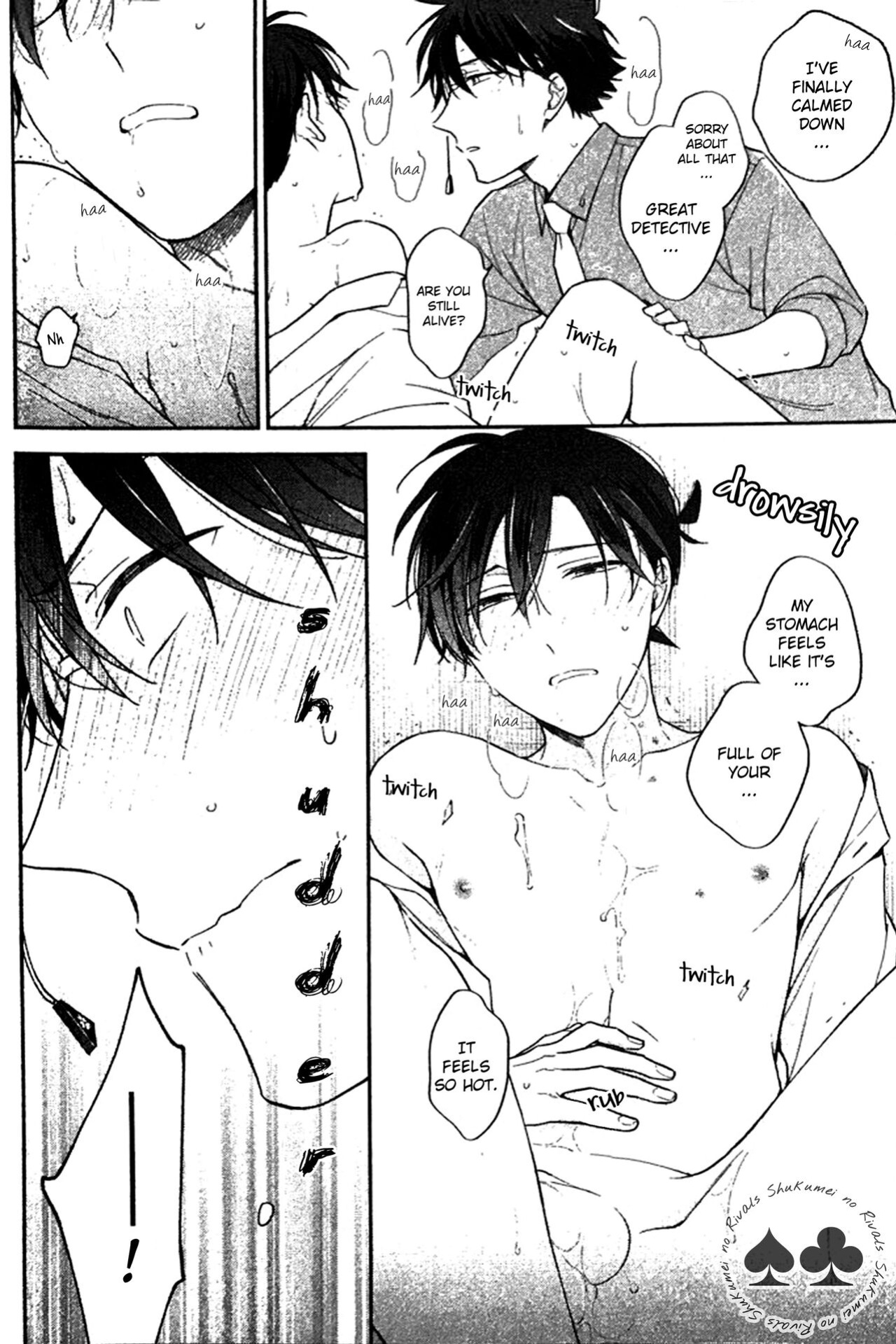 [Pinkch! (Sawori)] Nanya Kanya de Biyaku wo Morareteimasu (Detective Conan) [Shukumei no Rivals]