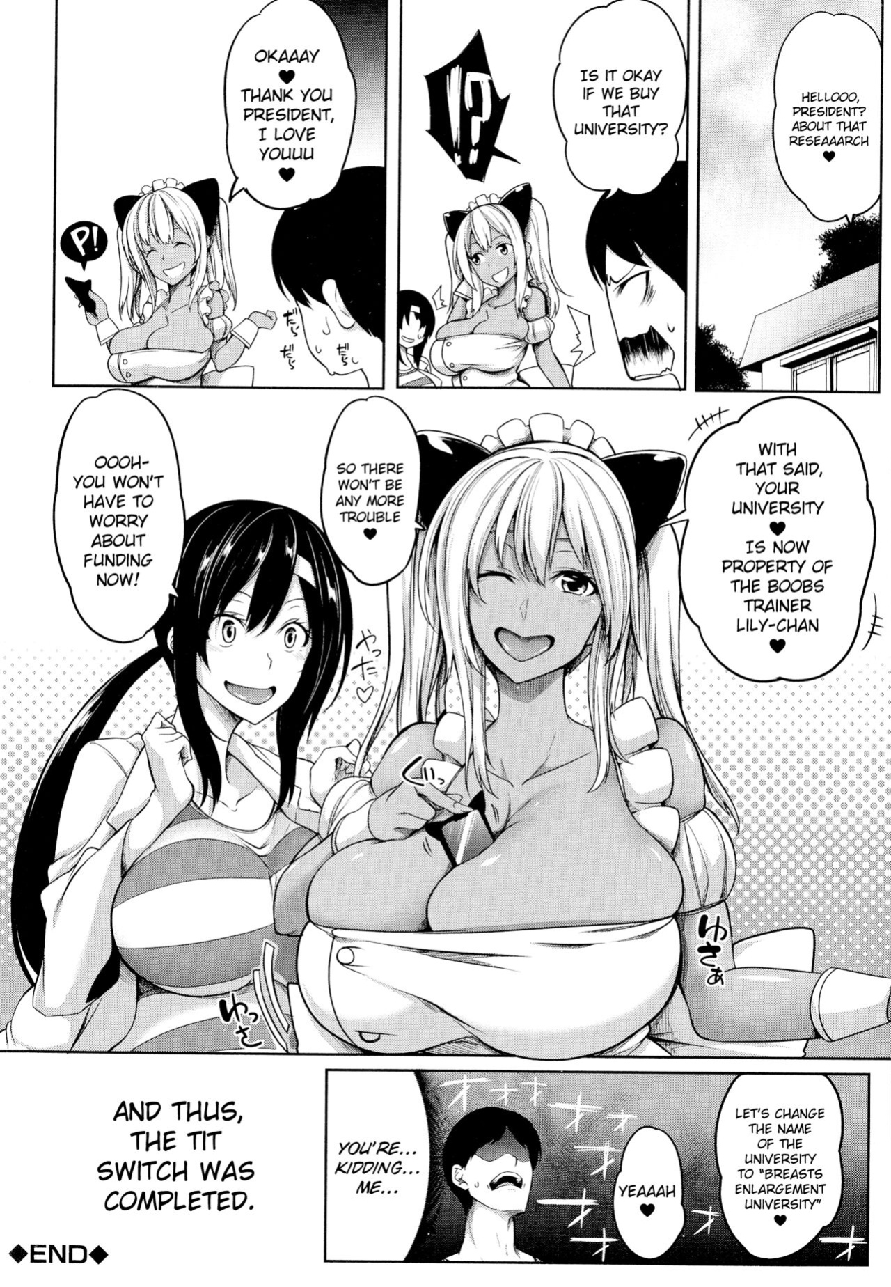 [Momiyama] P@idol m@ster! Sisters (Oppai Switch) [ChoriScans]