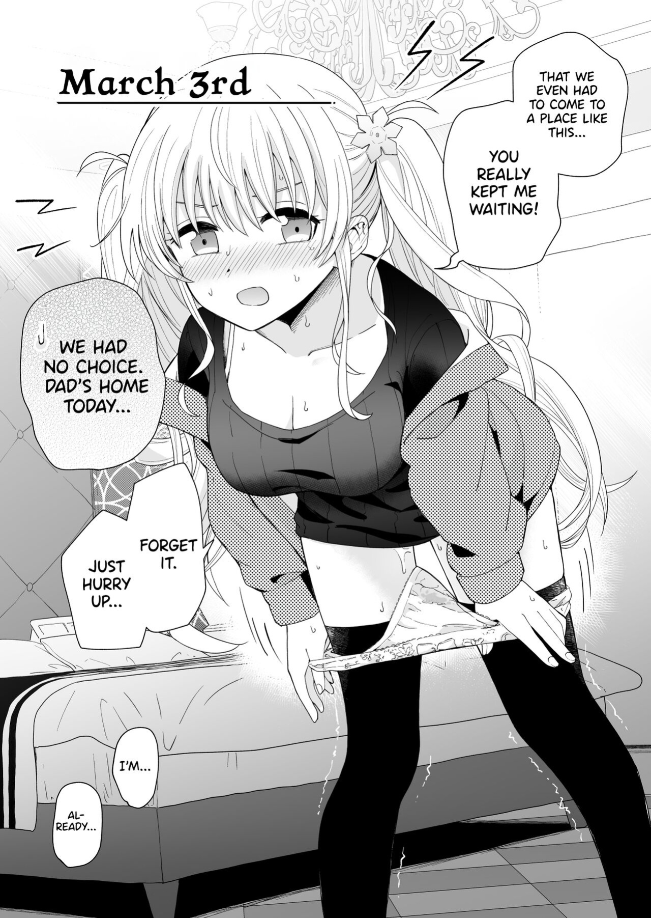 [Hiro no Ke (Hiro Hirono)] A Younger Stepsister Who Only Has Sex With Me on Days That are Divisible by 3 or on Days That Include The Number 3. [HeatManga]