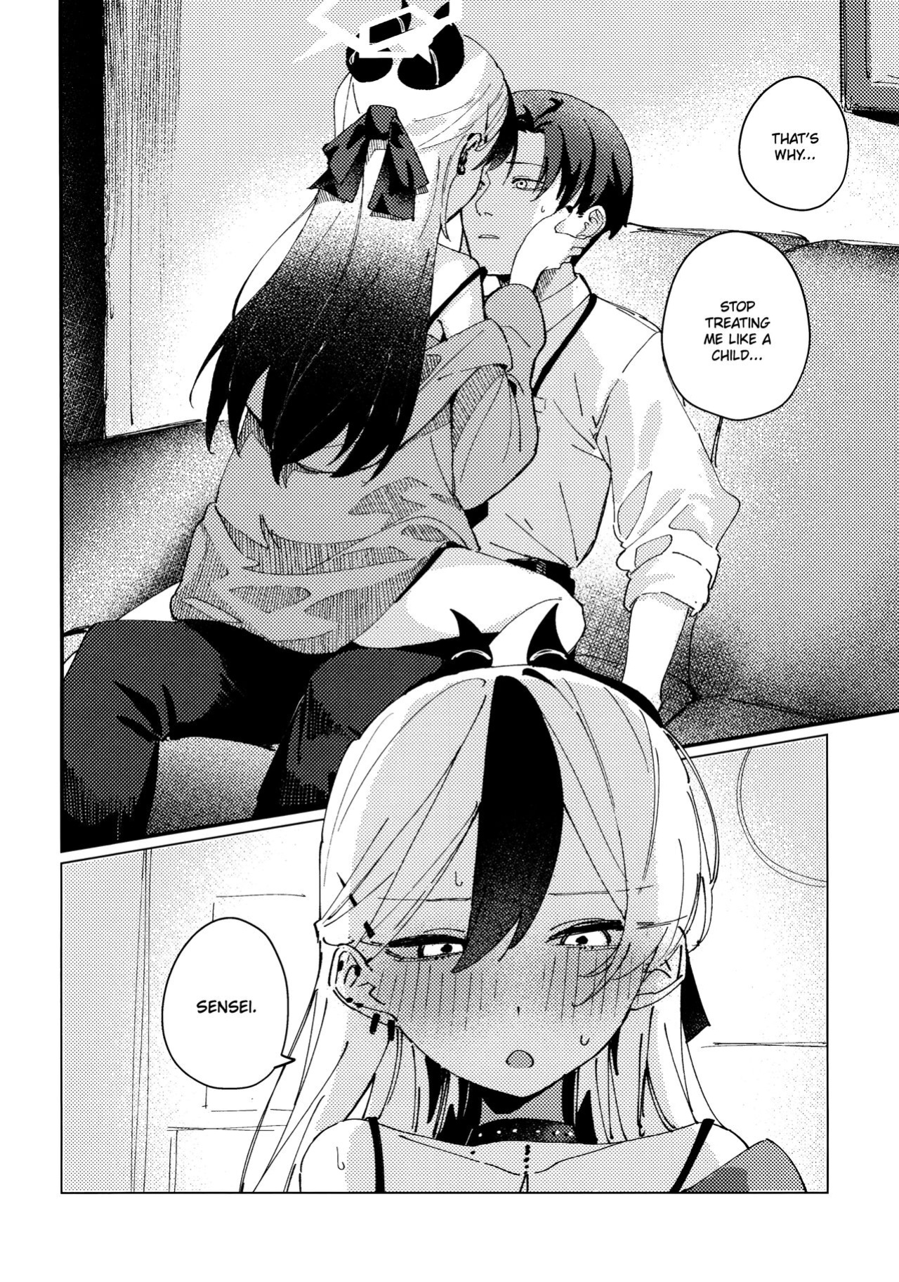 (Sensei no Archive 11) [Tosen Heavy Industry (Fataaa)] Otona-tic ni Bitter-sweet - Bitter-sweet, Grown-up-ishly (Blue Archive) [DAJI's TLs]