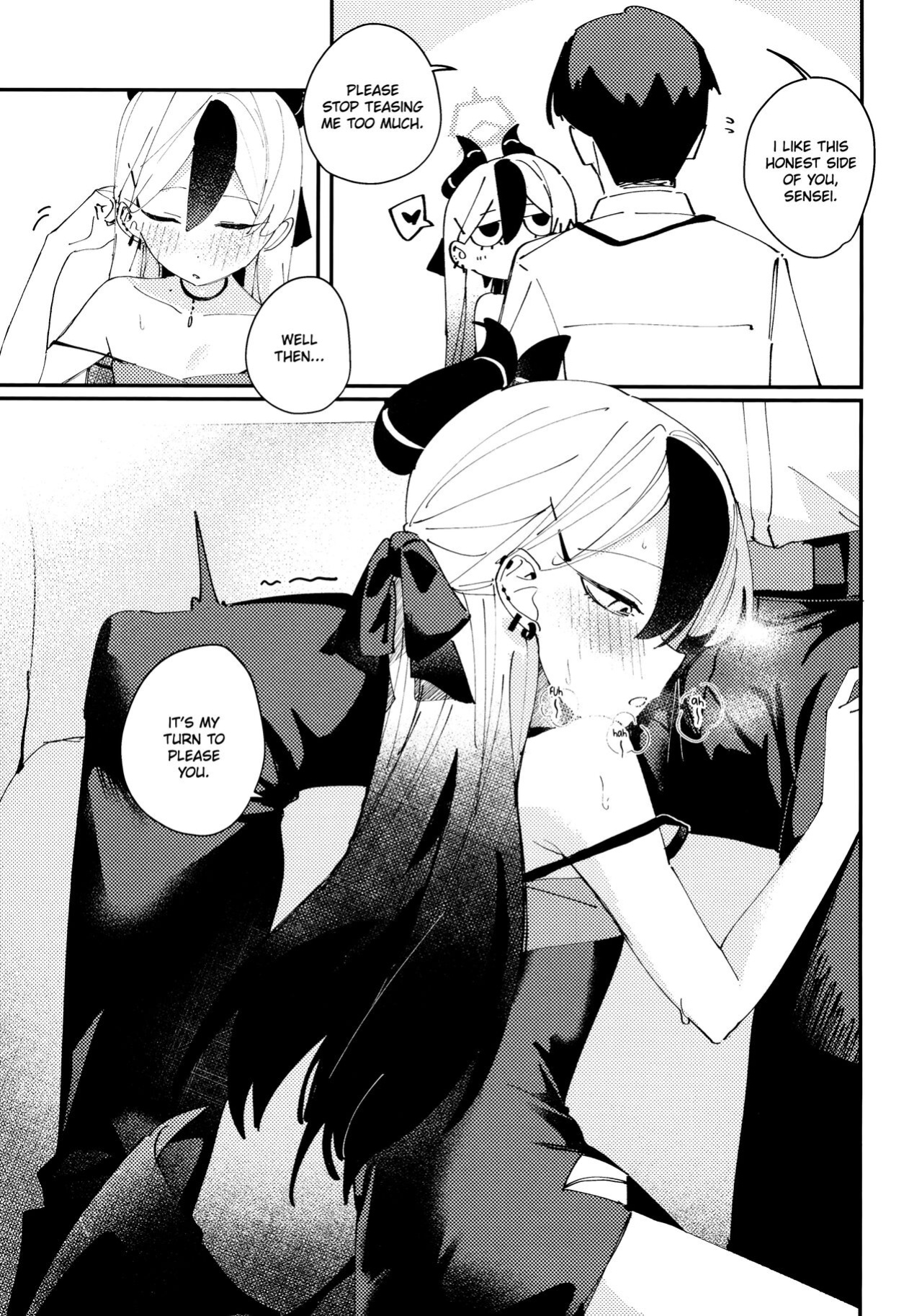 (Sensei no Archive 11) [Tosen Heavy Industry (Fataaa)] Otona-tic ni Bitter-sweet - Bitter-sweet, Grown-up-ishly (Blue Archive) [DAJI's TLs]