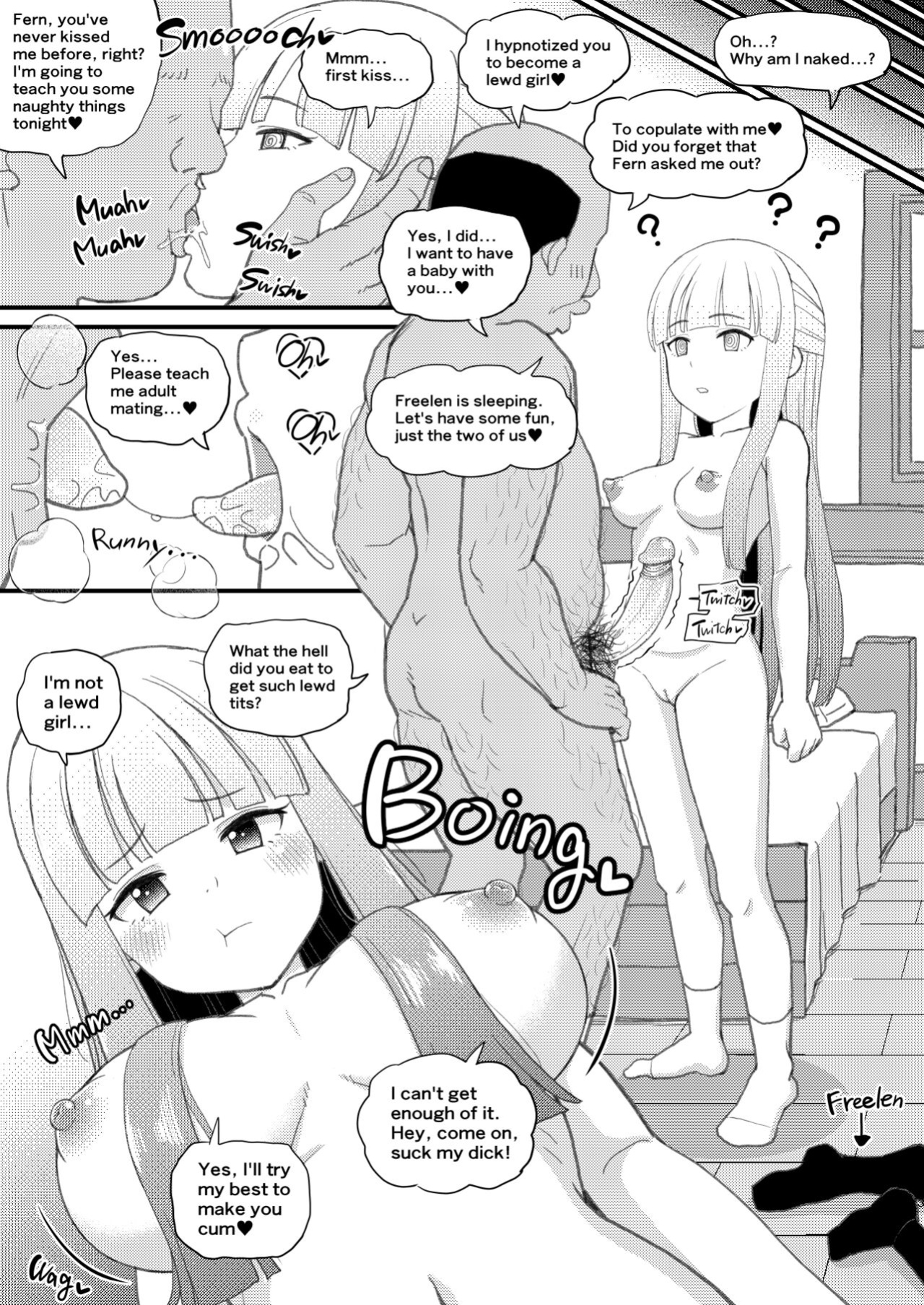 [botibotiikoka (takku)] Frieren-sama henna kusuri o kau no wa oyame kudasai | Freelen,please don't buy strange drugs. (Sousou no Frieren)