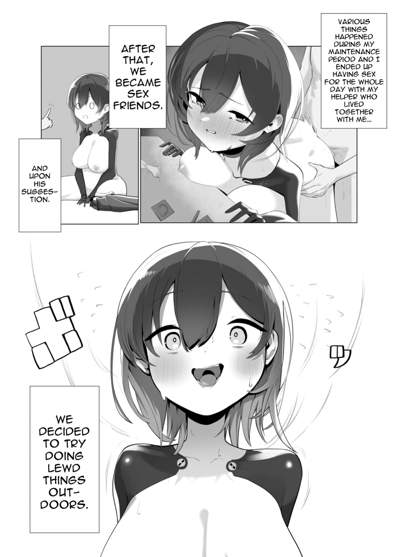 [Papi no. Ie (Yukimi Papino.)] Boku to Roboco to Koushoku Seiya | The Sacred Night Of Lust That I Spent With Roboco (Roboco-san)