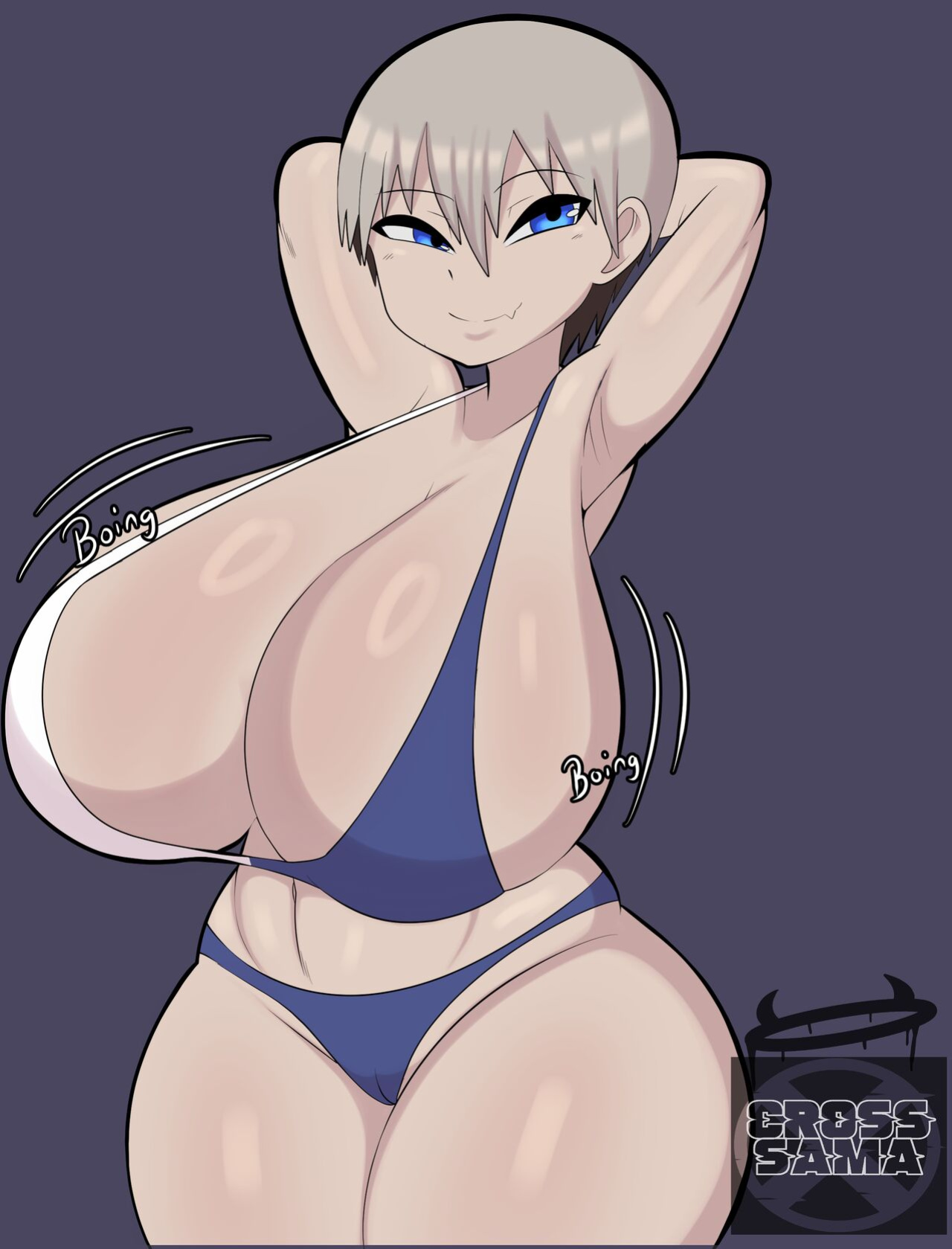 [CrossSamaX] Hana Uzaki Booba (Uzaki-chan wa Asobitai!)