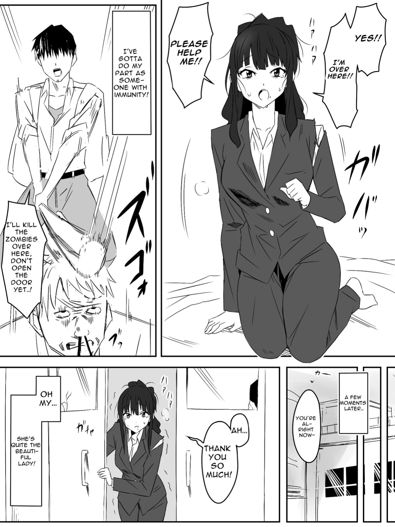 [Circle Kagemusha (Kagemusha)] Zombie Harem Life ~Antibogi no Ore to Bakunyuu Zombie~ 2 | Zombie Harem Life ~My Immunity and the Big-Titted Zombie~ 2 [Translation Sensation]