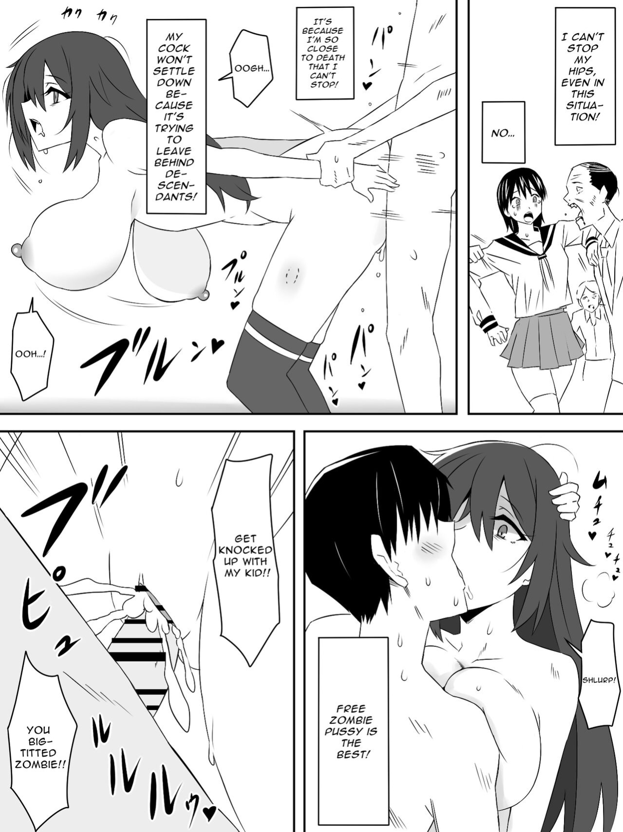 [Circle Kagemusha (Kagemusha)] Zombie Harem Life ~Antibogi no Ore to Bakunyuu Zombie~ | Zombie Harem Life ~My Immunity and the Big-Titted Zombie~ [Selcouth]