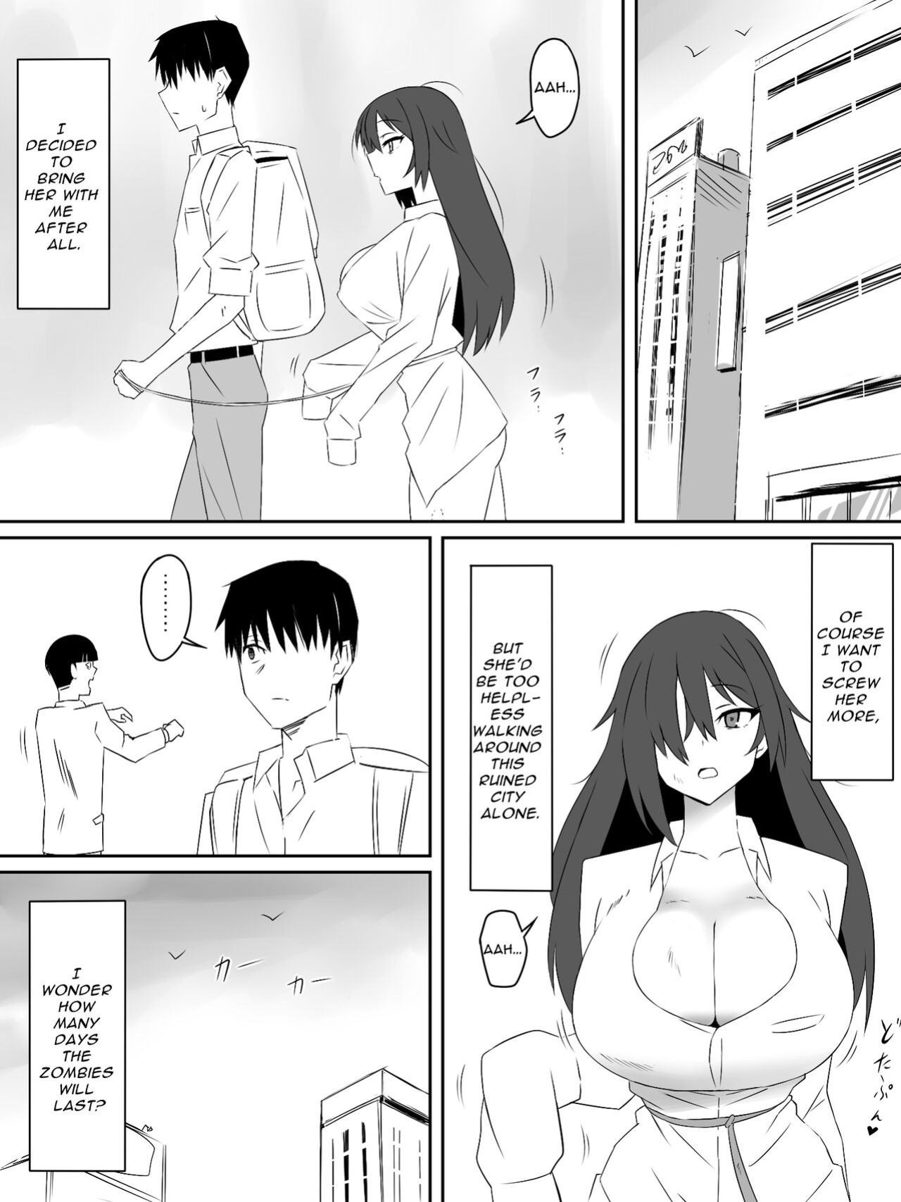 [Circle Kagemusha (Kagemusha)] Zombie Harem Life ~Antibogi no Ore to Bakunyuu Zombie~ | Zombie Harem Life ~My Immunity and the Big-Titted Zombie~ [Selcouth]
