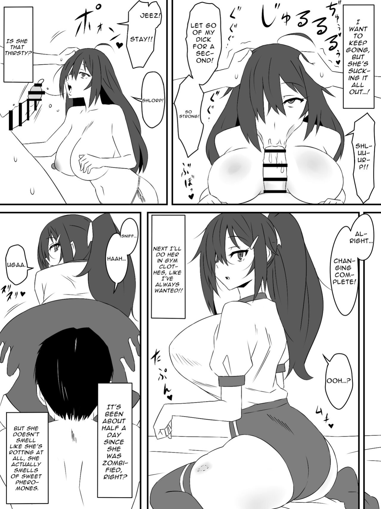 [Circle Kagemusha (Kagemusha)] Zombie Harem Life ~Antibogi no Ore to Bakunyuu Zombie~ | Zombie Harem Life ~My Immunity and the Big-Titted Zombie~ [Selcouth]