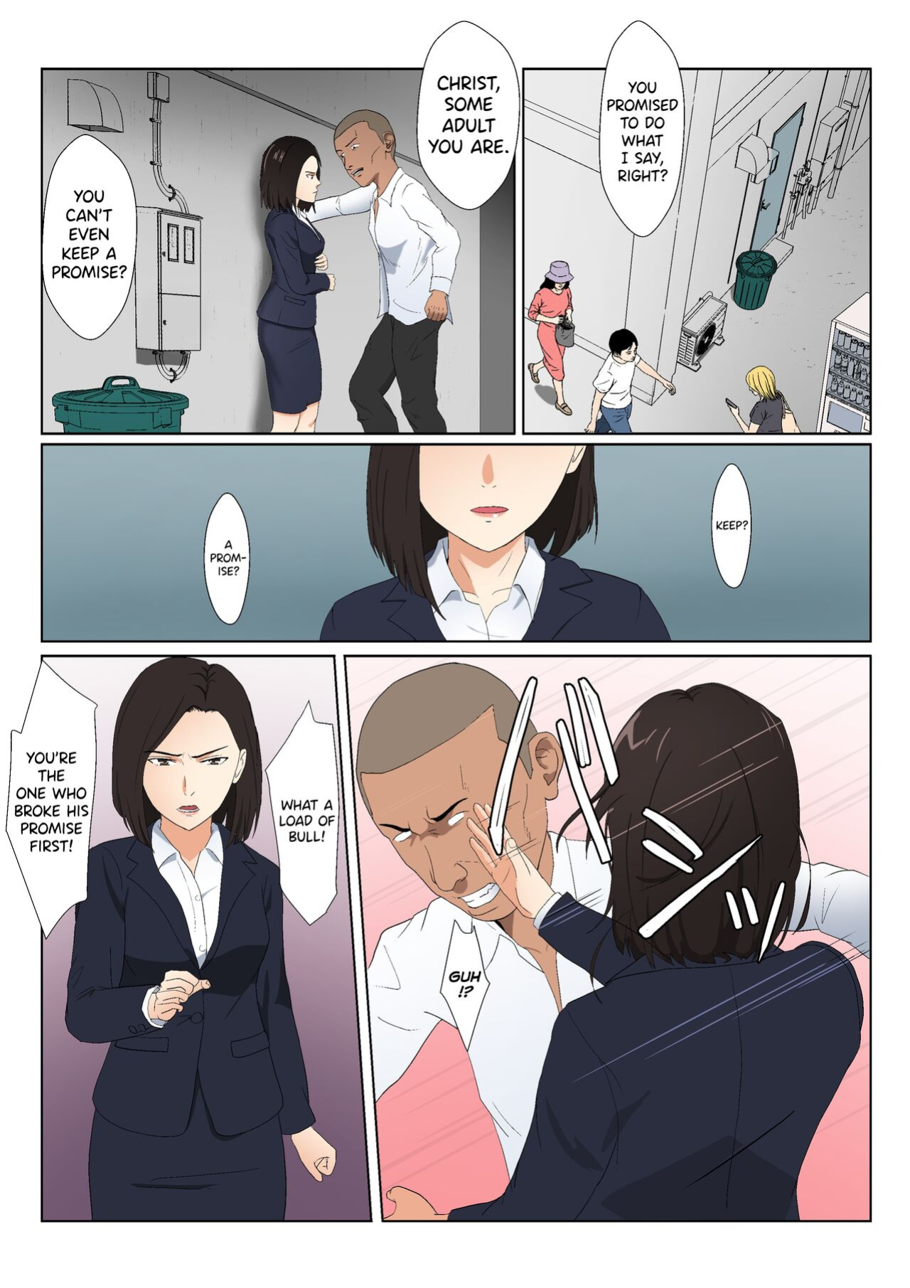 [Kiyama Haru] BariCare Kaa-san ga DQN ni Netorareta Vol.2 [biribiri][Colorized][SPDSD]