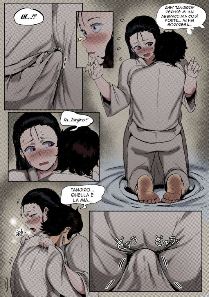 [Tobe] Haha to Watashi (ge) | Un Mondo Senza Demoni (Kimetsu no Yaiba) [Colorized]