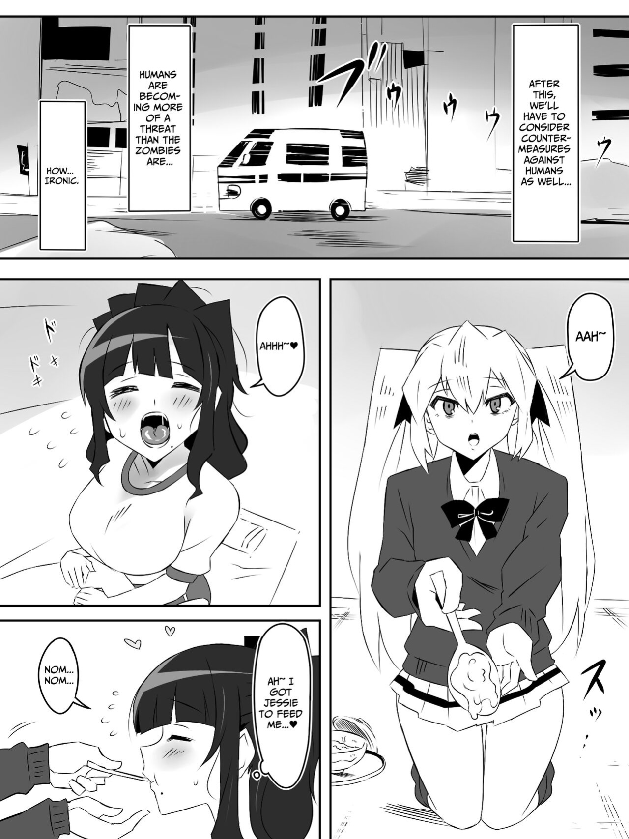 [Circle Kagemusha (Kagemusha)] Zombie Harem Life ~Antibogi no Ore to Bakunyuu Zombie~ 5 | Zombie Harem Life ~My Immunity and the Big-Titted Zombie~ 5 [Translation Sensation]