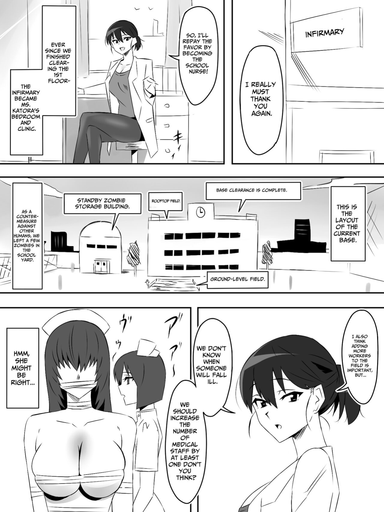 [Circle Kagemusha (Kagemusha)] Zombie Harem Life ~Antibogi no Ore to Bakunyuu Zombie~ 5 | Zombie Harem Life ~My Immunity and the Big-Titted Zombie~ 5 [Translation Sensation]