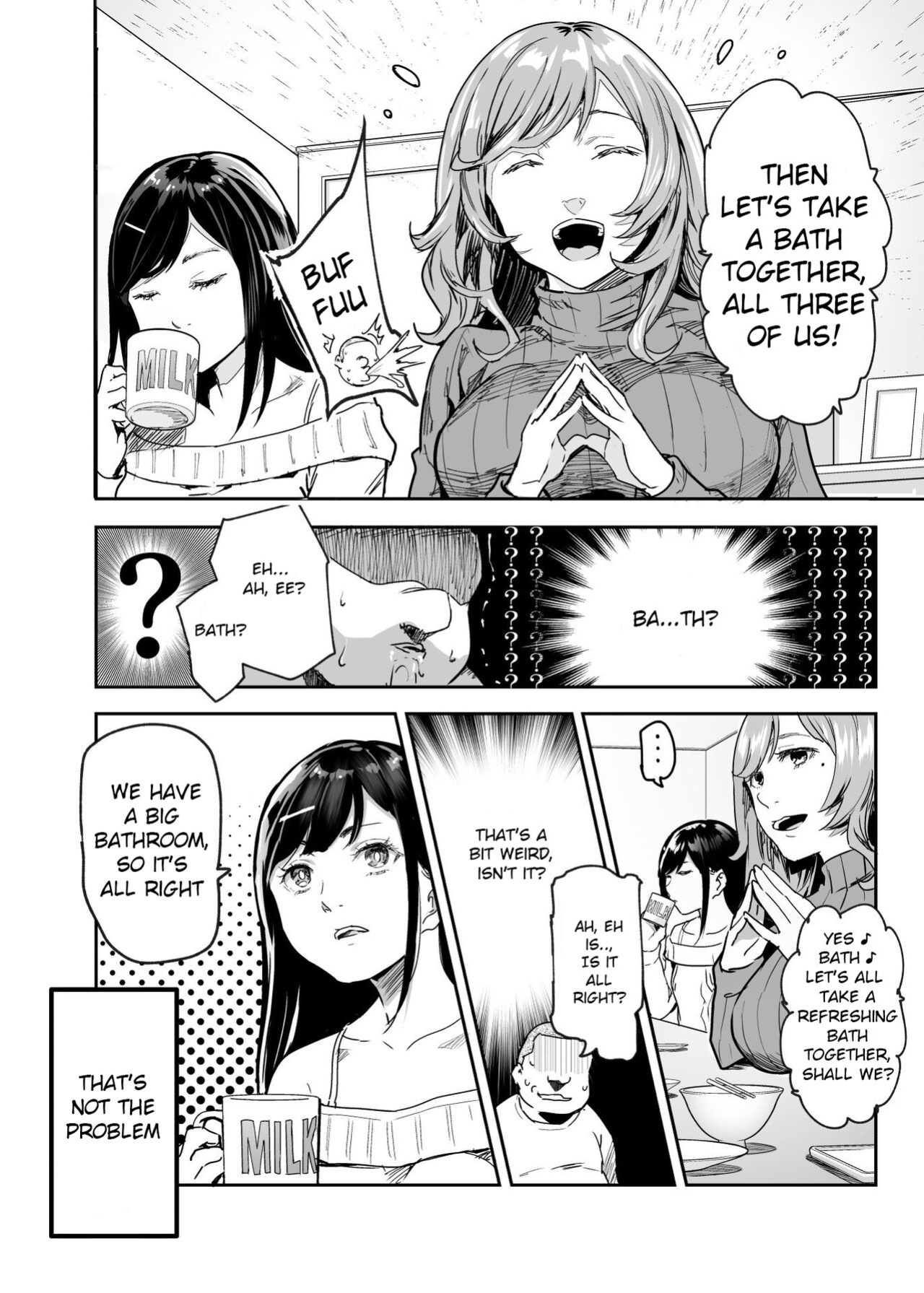 [Nyuu Koubou (Nyuu)] Jaa Issho ni Ofuro Hairimasho? EX ~Suki na Ko no Ie de Bangohan Tabetara Minna de Ofuro mo Hairu Koto ni Natta Ken~