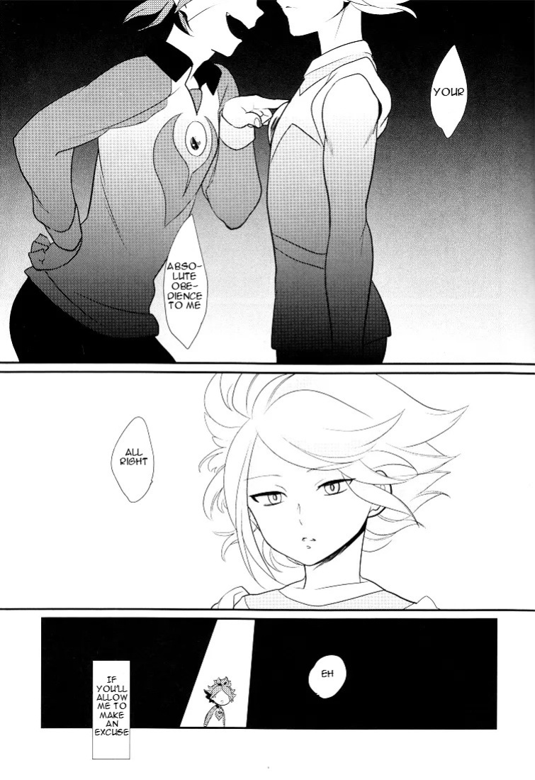 (C79) [Gokudou Daigensui (Noriaki Kayama)] Watashi no Kawaii Boukun (Inazuma Eleven) {osomagno translations}