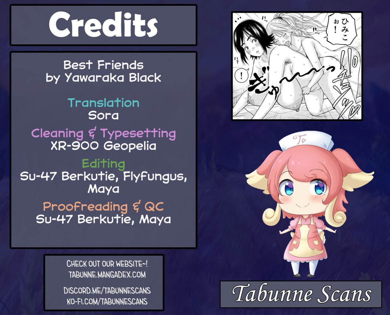[Yarawa Colors (Yawaraka Black)] Shinyuu | Best Friends [Tabunne Scans]