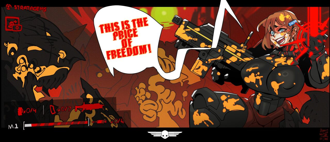 [Jeffodraws] Fresh Meat GF (Helldivers 2)
