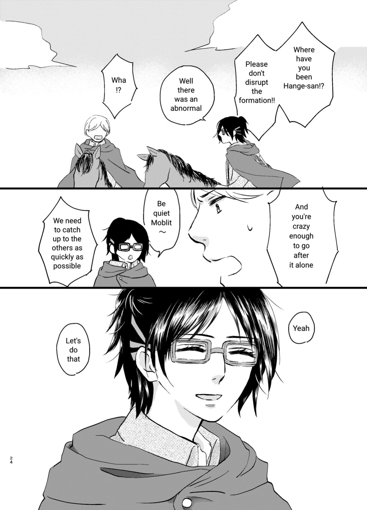 [halation (Nishikawa Haruki)] Bokura no Hange-san (Shingeki no Kyojin) [YoshidaEri]