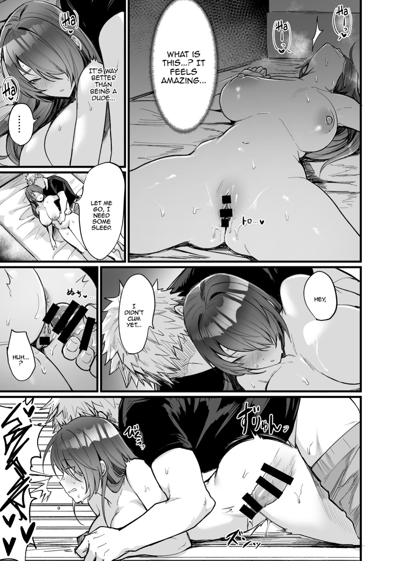 [Doujin Echigoya (Echigoya Takeru)] Shinya no Nyotaika Panic / Late Night Panic After Turning Into A Girl