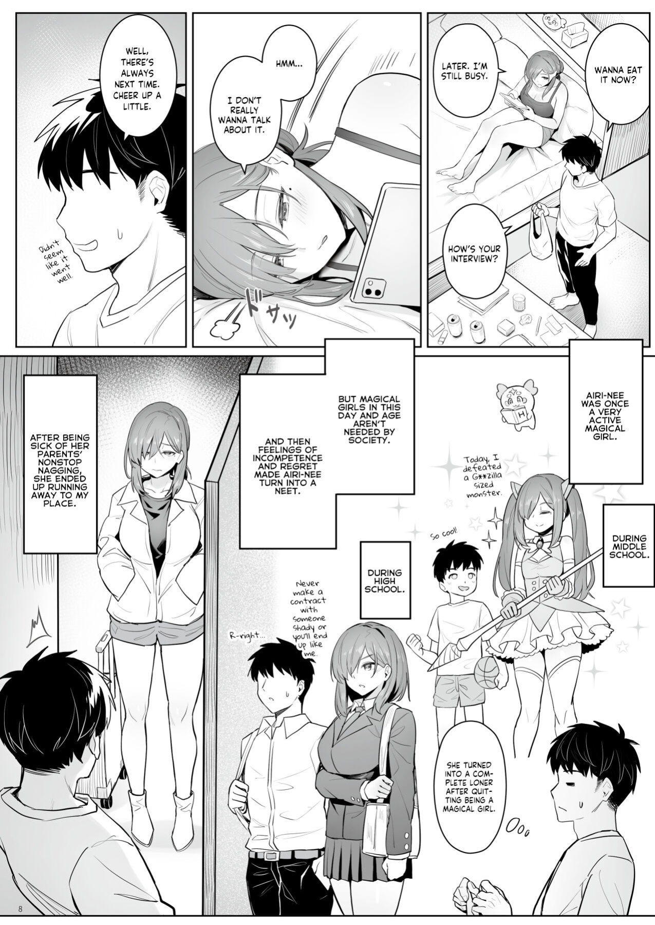 [COMEX (Zhen Lu)] Moto Mahou Shoujo no Hikikomori Seikatsu | The NEET Life of a Former Magical Girl [flowerswamp]