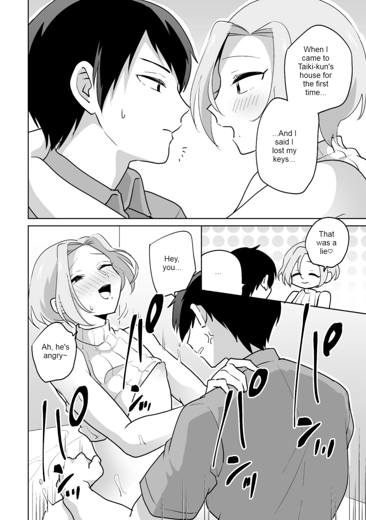 [Ohenari] Ie ni Kaeru to Douryou ga Eroi Tsuma ♂ ni Henbou Shimasu (Machine Translated)