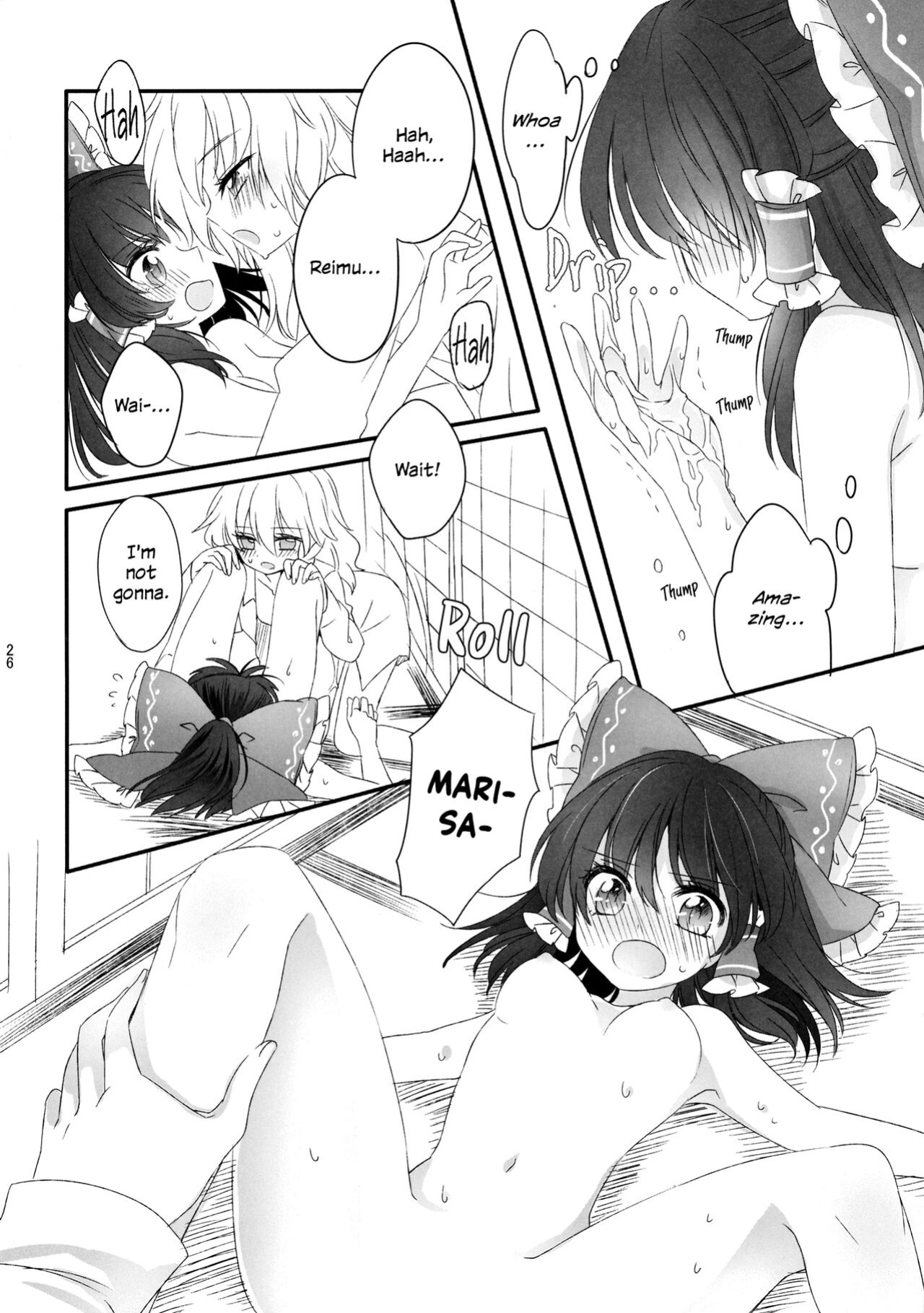 (Shuuki Reitaisai 2) [Otukimidango (Uruu)] Oshiete, Anata no Aishikata | Teach me, how to love you. (Touhou Project) [ROSMONTISISLOVE]
