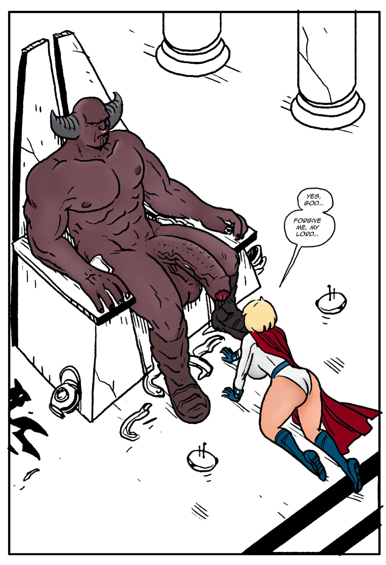Power Girl Decimated - Soft Shaded